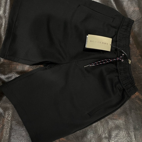 Black Burberry Shorts